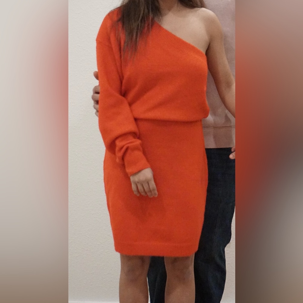 Nordstrom -One shoulder sweater dress